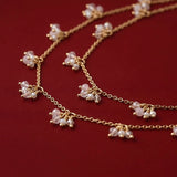 Mira Pearl Crystal Necklace