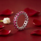 Fuchsia Amaya Swarovski Ring