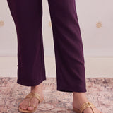 Arzoo Sangaria Purple Embroidered Co-ord Set