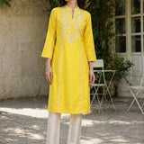 Cotton Linen Embroidered Tunic