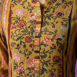 Ira Mustard Printed Kurta