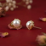 Aanya Pearl Stud Earrings
