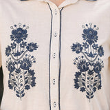 Cotton Embroidered Shirt Top