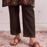 Aayat Subtle Brown Embroidered Kurta Set