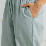 Amaira Celeste Blue Embroidered Kaftan Set