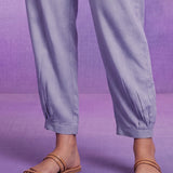 Blue Viscose Rayon Dori Embroidered Co-ord Set