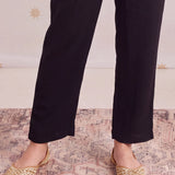 Arzoo Ebony Black Embroidered Co-ord Set