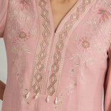 Elowen Dusty Pink Embroidered Co-ord Set