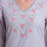 Meher Powder Blue Embroidered Suit Set