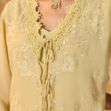 Aaliya Tea Green Embroidered Suit Set