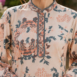 Rayon Floral Printed Tunic Palazzo Set