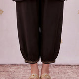 Meher Black Embroidered A-Line Kurta Set