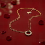Liora CZ Tyre Necklace