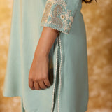 Ishita Mint Green Embroidered Suit Set