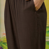 Myra Charcoal Grey Applique Embroidered Kurta Set