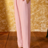 Ishika Flamingo Pink Embroidered Suit Set