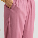 Kiara Blush Pink Embroidered Suit Set