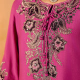 Navya Royal Fuchsia Embroidered Kurta Set