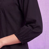 Aisha Black Embroidered Top