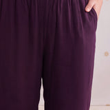 Arzoo Sangaria Purple Embroidered Co-ord Set