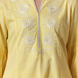 Cotton Blend Embroidered Co-Ord Set