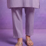 Avni Lavender Embroidered Kurta Set