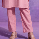 Avni Pink Embroidered Kurta Set