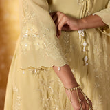 Aaliya Tea Green Embroidered Suit Set