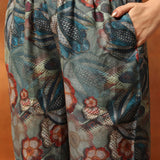 Wool Blend Floral Printed Kurta Palazzo Set