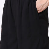 Charcoal Black Solid Sharara