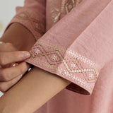 Elowen Dusty Pink Embroidered Co-ord Set