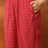 Viscose Rayon Ethnic Printed Kurta Trouser Dupatta Set