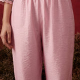 Albeli Pink Embroidered A-line Suit Set with Dupatta