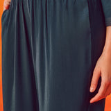 Charita Teal Zari-Embroidered Kurta Set