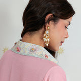 Ishani Cherry Blossom Applique Embroidered Co-ord Set