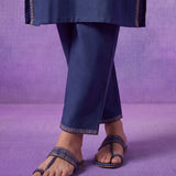 Anika Indigo Blue Embroidered Kurta Set