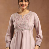 Cotton Linen Embroidered Top