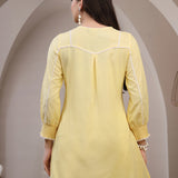 Cotton Linen Embroidered Top