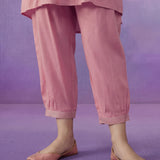Light pink Dori Embroidered Coord Set