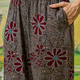 Ruhani Chocolate Brown Kutch Embroidered Panelled Kurta Set
