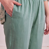 Inaaya Celeste Green Embroidered Co-ord Set