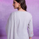Meher Powder Blue Embroidered Suit Set