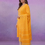 Yellow Bandhani Printed Suit Set