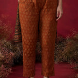 Gulrukh Green Traditional Printed Long Kurta Set