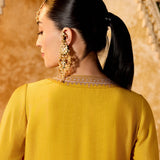 Vaidehi Turmeric Mustard Embroidered Suit Set