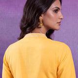 Avni Yellow Embroidered Kurta Set