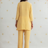 Elowen Pastel Yellow Embroidered Co-ord Set
