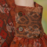 Aavya Burnt Orange Printed Co-ord Set