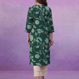 Green All Over Printed Cotton Kurta