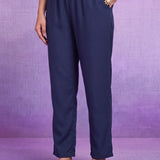Maroon Printed Viscose Straight Co-Ord Set